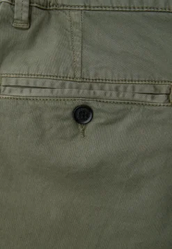 Chino met elastische tailleband