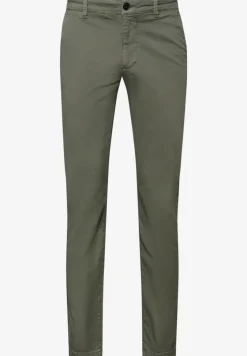 Chino met elastische tailleband