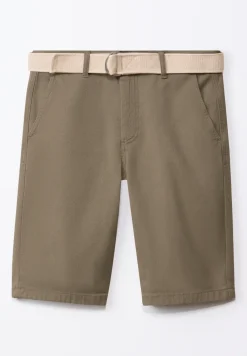 Chinoshorts met structuur