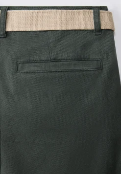 Chinoshorts met structuur