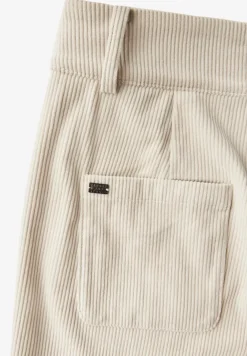 Corduroy broek met wijde pijpen