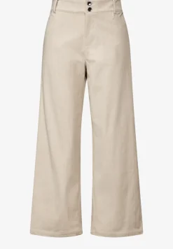 Corduroy broek met wijde pijpen