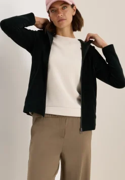 Corduroy jas met capuchon