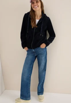 Corduroy jas met capuchon