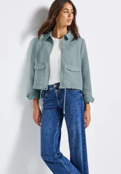 Corduroy jas met rits