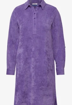 Corduroy jurk in effen kleur