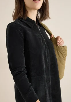 Corduroy jurk met rits