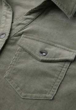 Corduroy jurk met volant