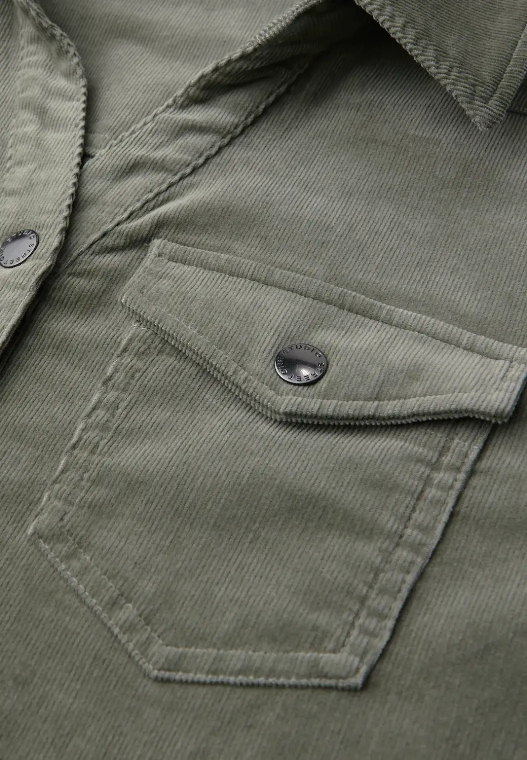 Corduroy jurk met volant