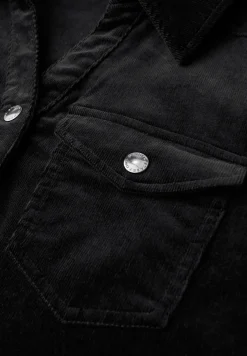 Corduroy jurk met volant