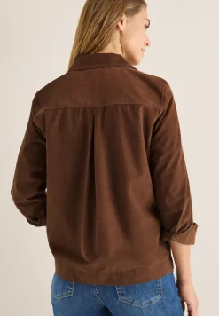 Corduroy overhemd blouse