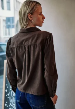 Corduroy overhemd blouse