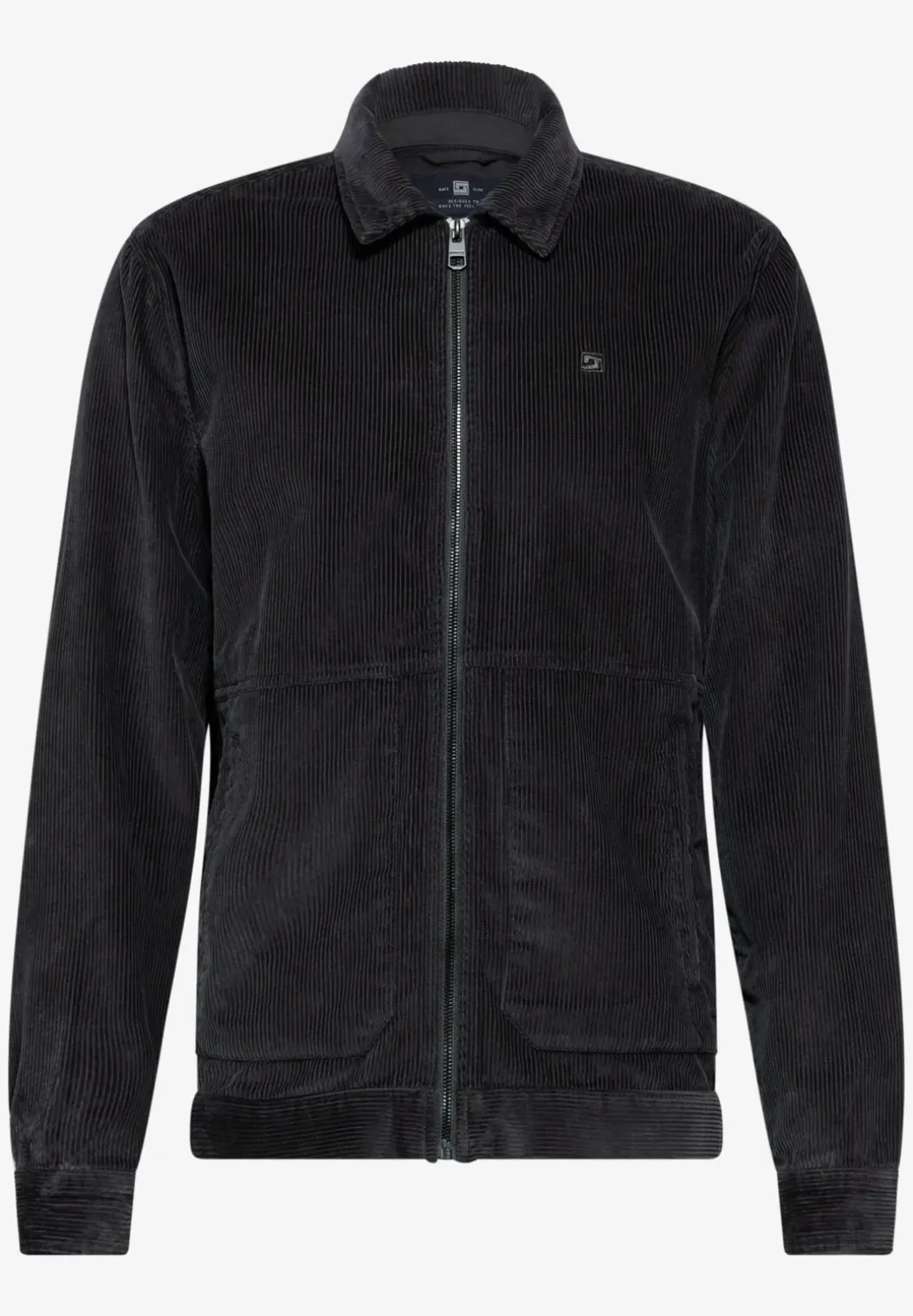 Corduroy overshirt met rits