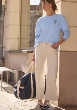 Cosy sweatshirt met leo hartje