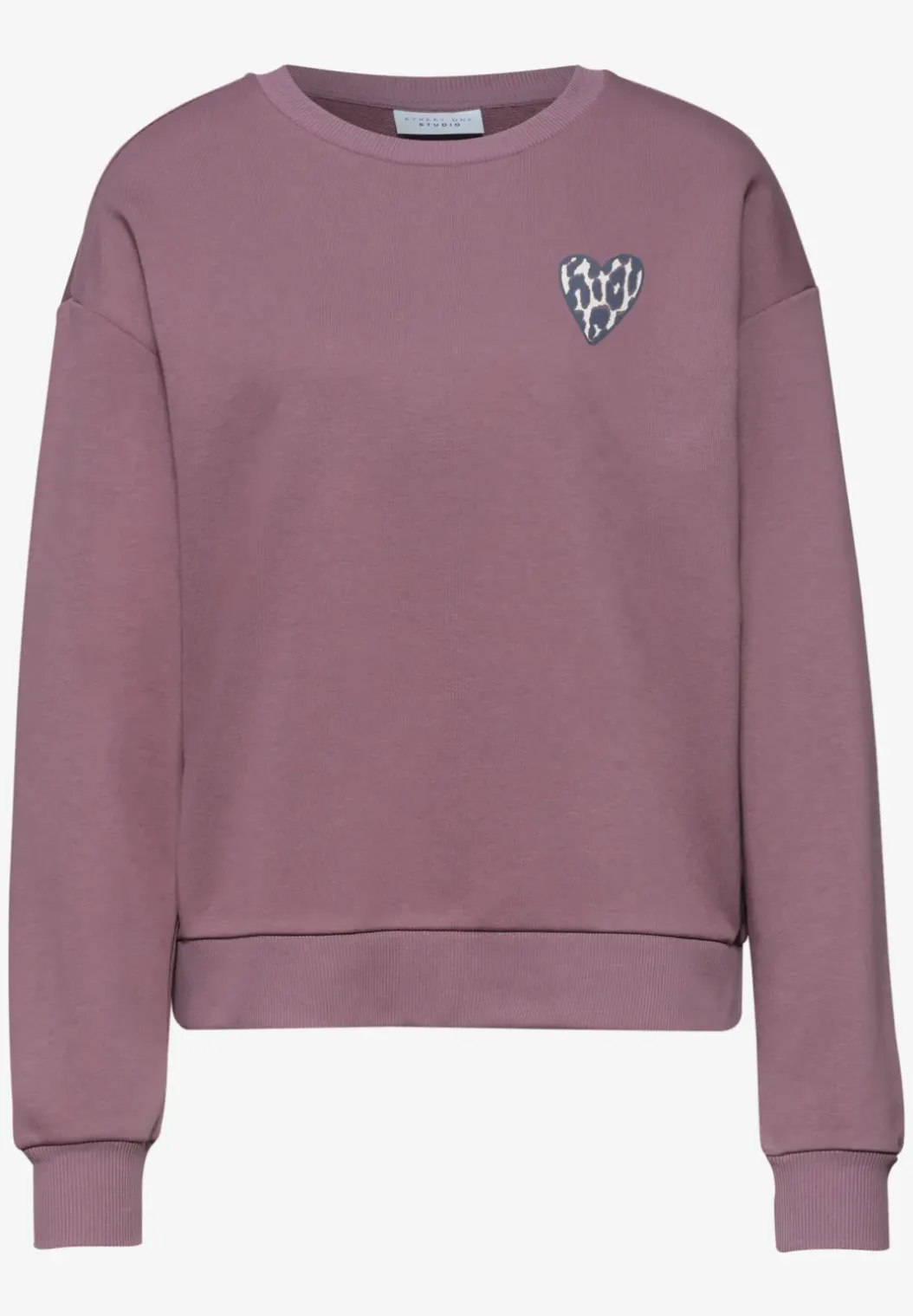 Cosy sweatshirt met leo hartje