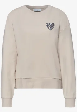Cosy sweatshirt met leo hartje