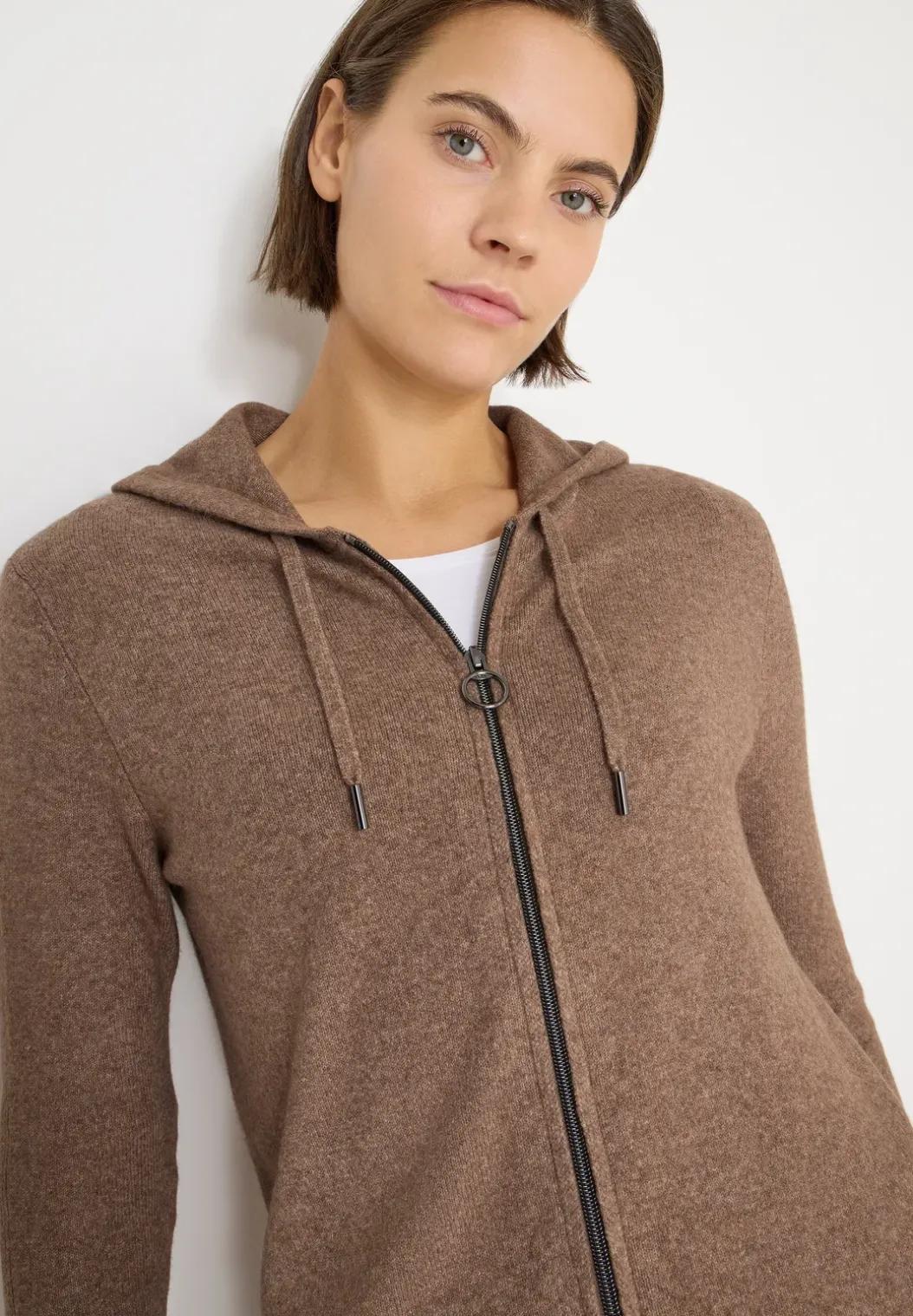 Cosy vest met capuchon