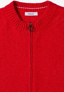 Cosy vest met ritssluiting