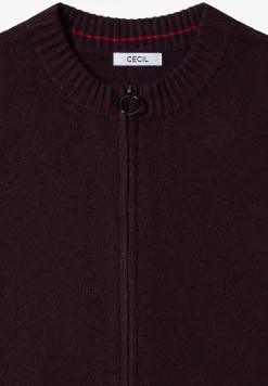 Cosy vest met ritssluiting