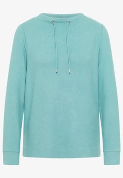 Cosy gemêleerd shirt met lange mouwen