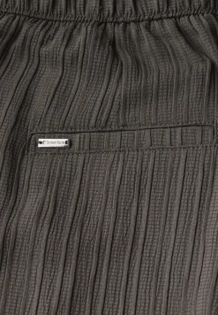 Crinkle broek met wijde pijpen