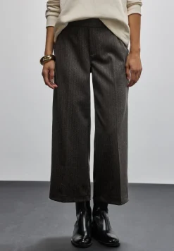 Culottes met visgraatmotief