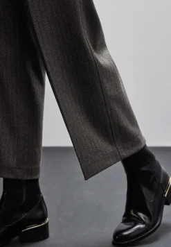 Culottes met visgraatmotief