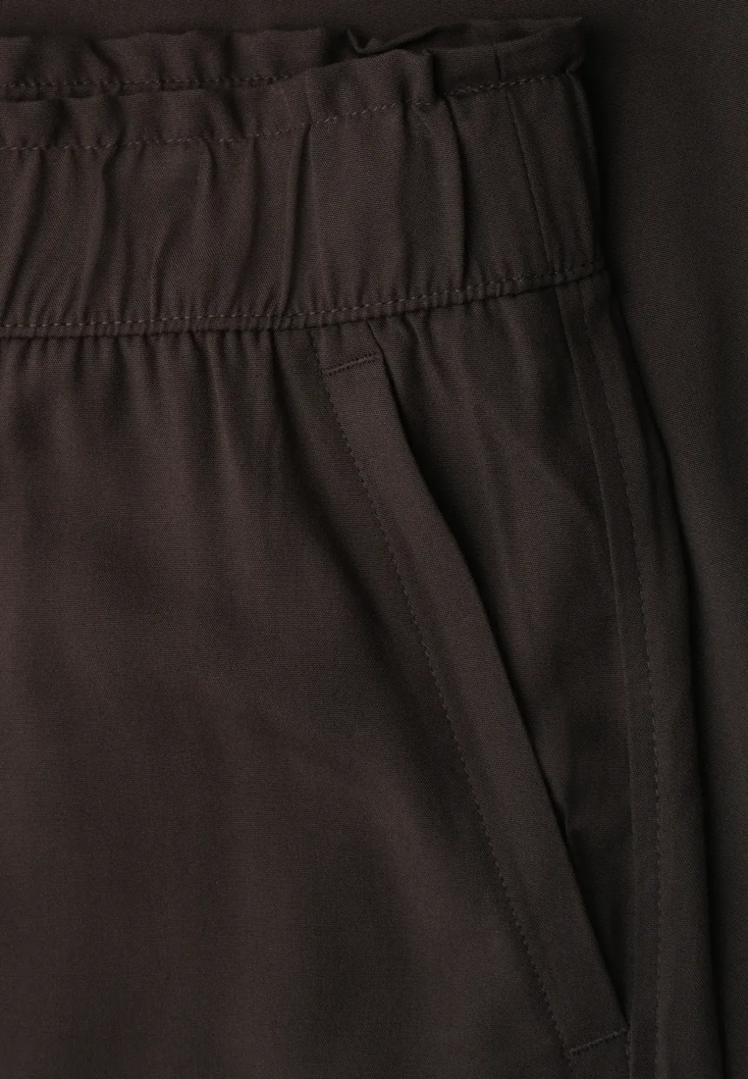 Culottes met Wide Legs en paperbag tailleband