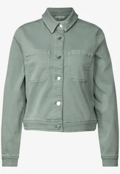 Denim jack met borstzakken