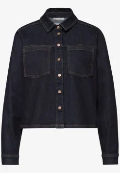 Denim overhemd blouse