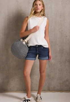 Denim shorts