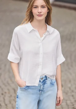 Dolman overhemdblouse met knoopsluiting