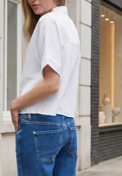 Dolman overhemdblouse met knoopsluiting