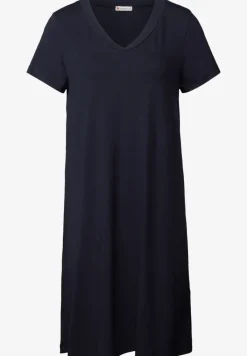 Effen jersey jurk
