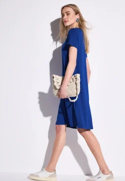 Effen jersey jurk