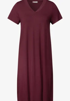 Effen jersey jurk