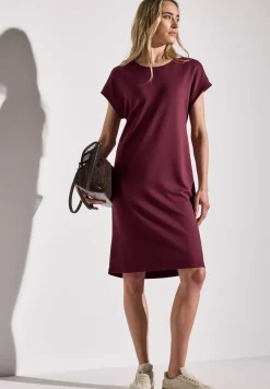Effen jersey jurk