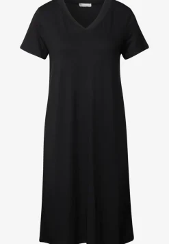 Effen jersey jurk