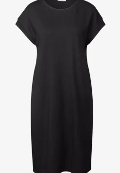 Effen jersey jurk