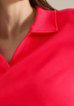 Effen poloshirt met korte mouwen