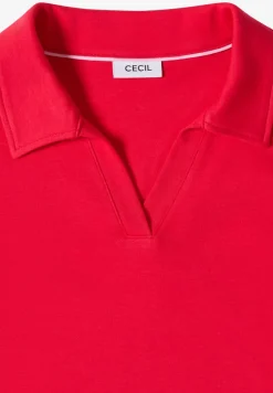 Effen poloshirt met korte mouwen
