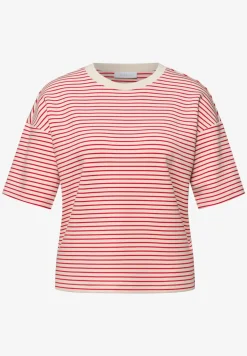 Fijn gestreept scuba shirt