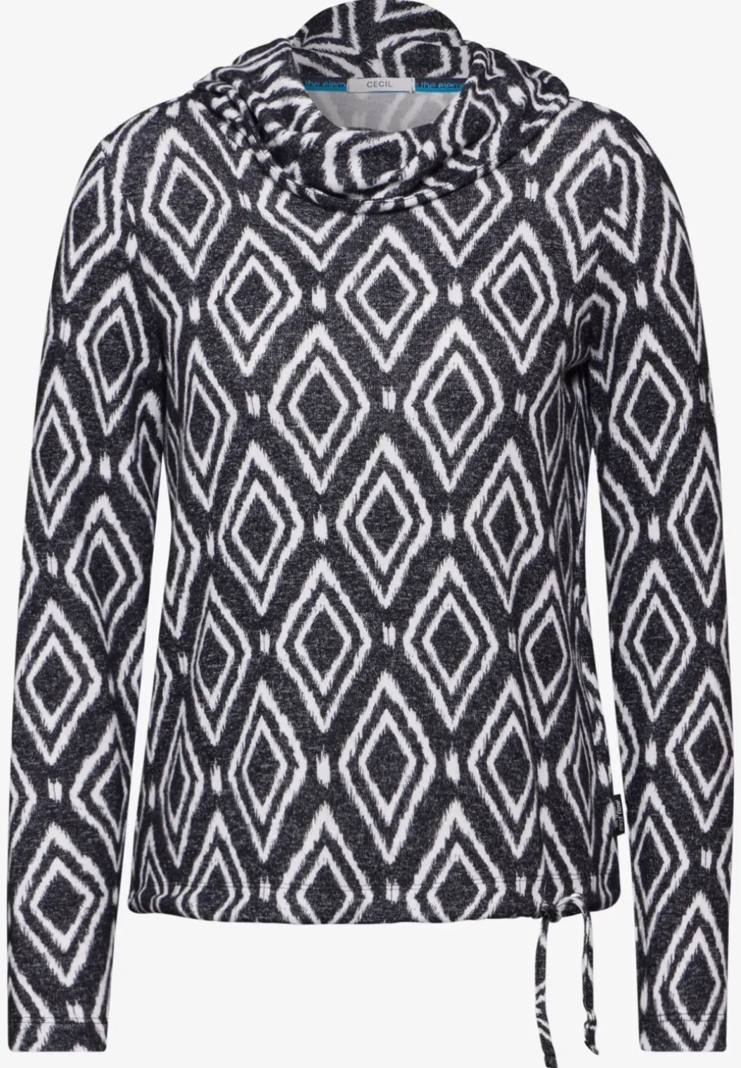 Fluffy shirt met print