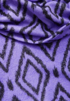 Fluffy shirt met print