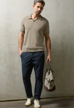 Gebreid poloshirt