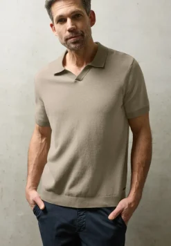 Gebreid poloshirt
