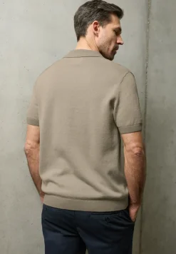 Gebreid poloshirt