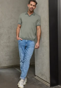 Gebreid poloshirt