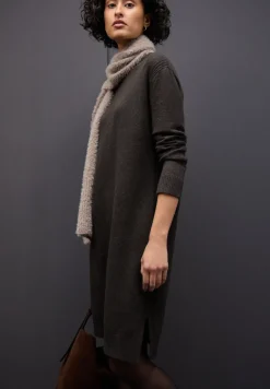 Gebreide midi-jurk