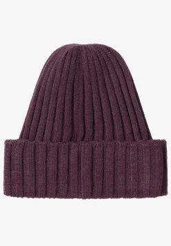 Gebreide muts in effen kleur